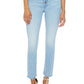The Pixie Dazzler Ankle Fray Jeans-Denim-Uniquities