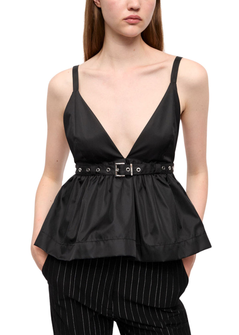Duchesse Nylon Strap Top-Tops/Blouses-Uniquities