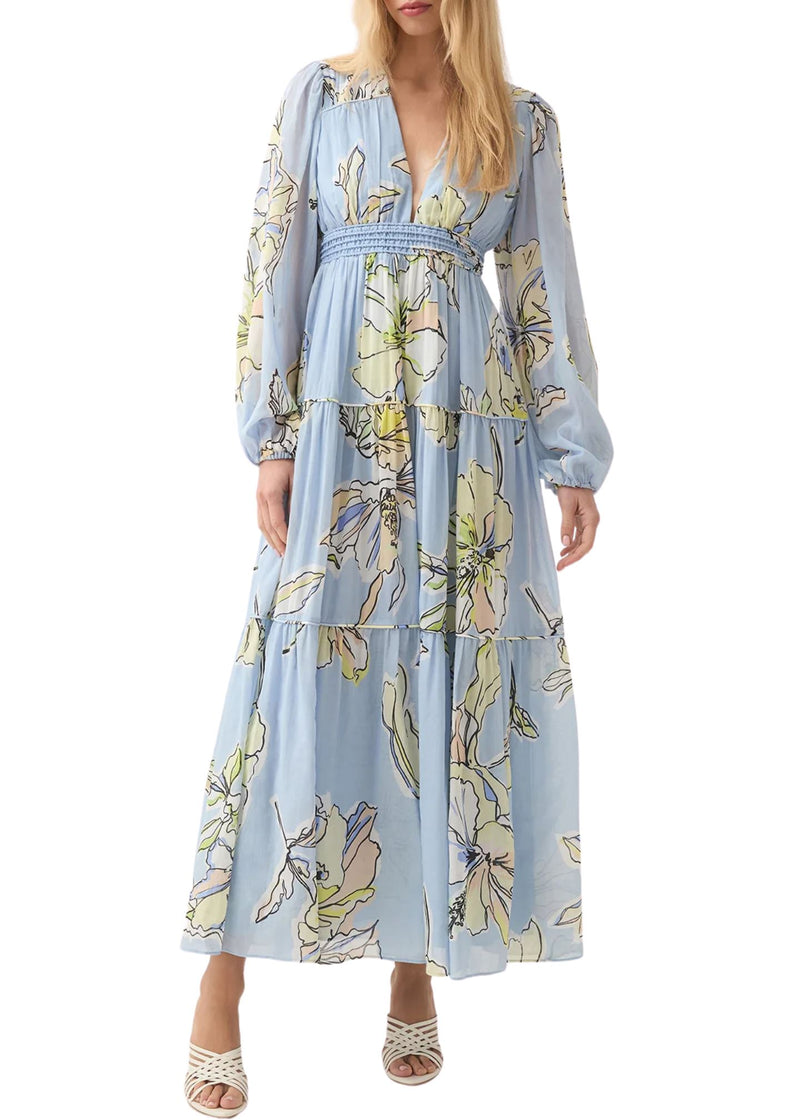 Romantica Voile Maxi Dress-Dresses-Uniquities
