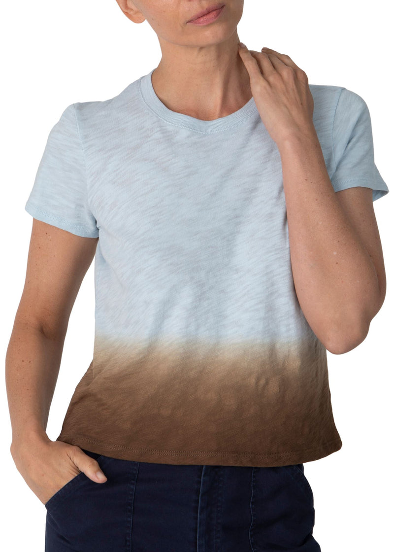 Slub Jersey With Dip Dye Boy Tee-Tee Shirts-Uniquities