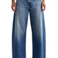Hattie Barrel Leg Crop Jeans-Denim-Uniquities