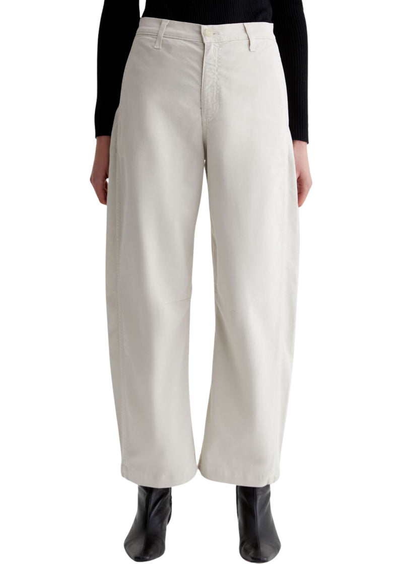 Fiona High-Rise Barrel Pants-Denim-Uniquities