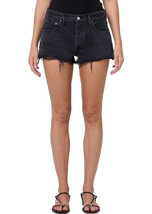 Parker Short in Theme-Denim-Uniquities