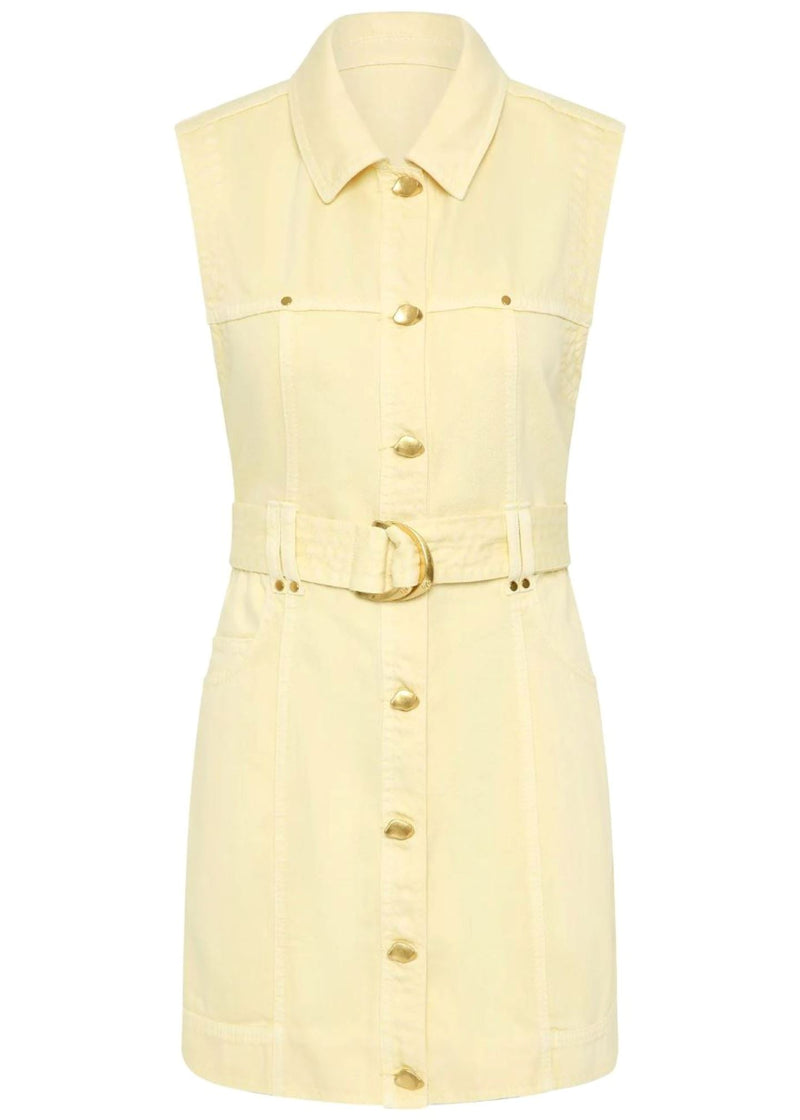 Ray Denim Mini Dress-Dresses-Uniquities