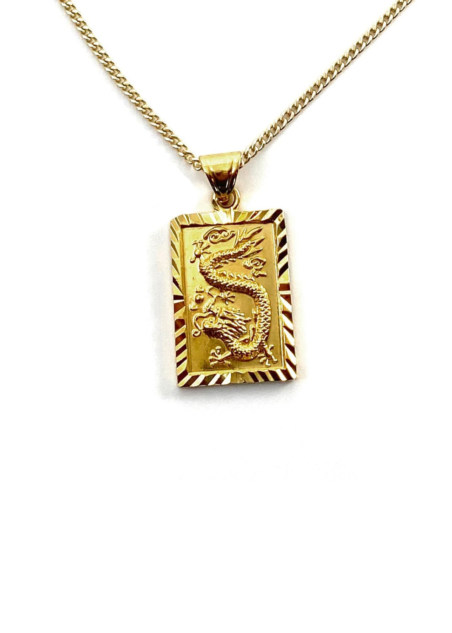 Dragon Tag Necklace-Jewelry-Uniquities