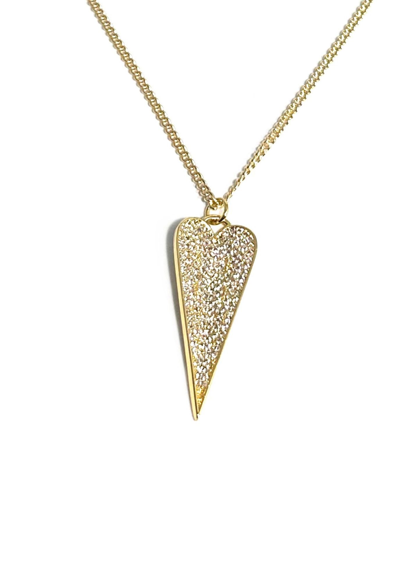 Pave Love Necklace-Jewelry-Uniquities