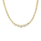 Bezel Set Graduated Tennis Necklace-Jewelry-Uniquities