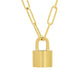 Lock Gold Link Chain-Jewelry-Uniquities