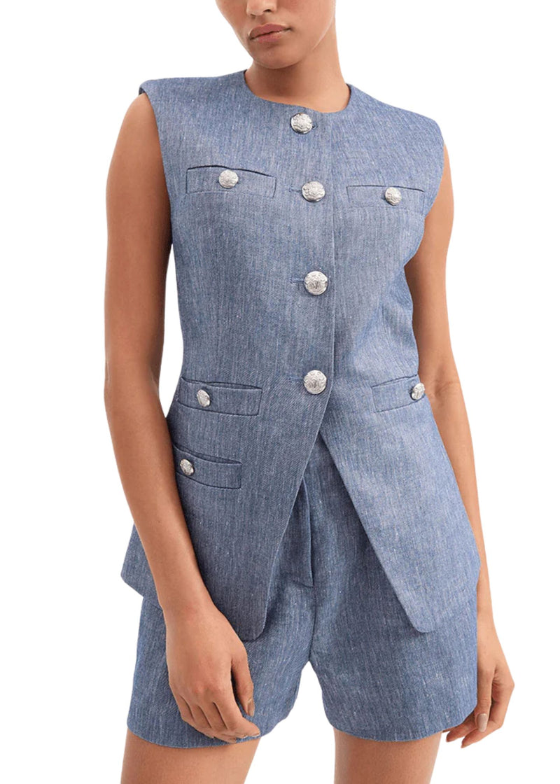 Tamara Vest-Tops/Blouses-Uniquities