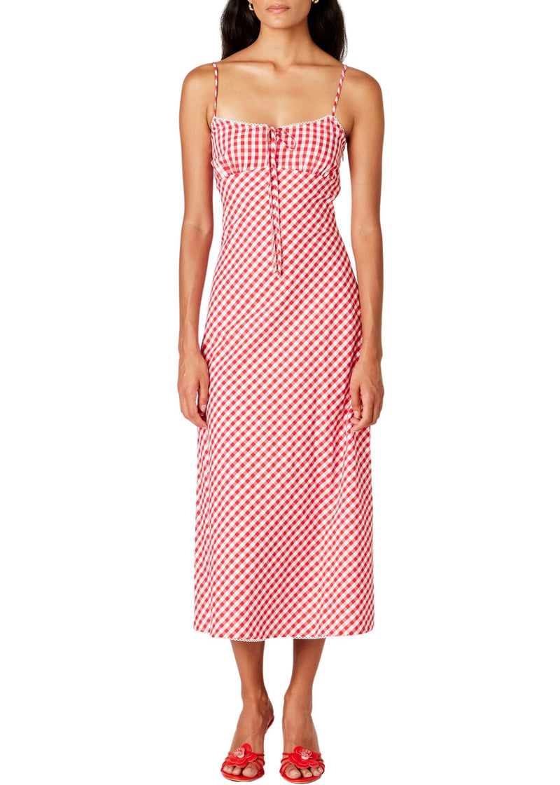 Nikki Gingham Dress-Dresses-Uniquities