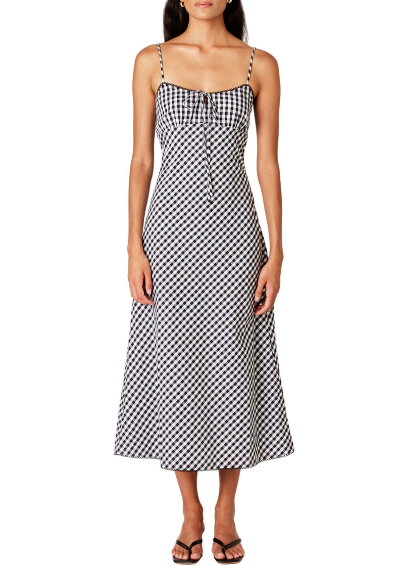 Nikki Gingham Dress-Dresses-Uniquities