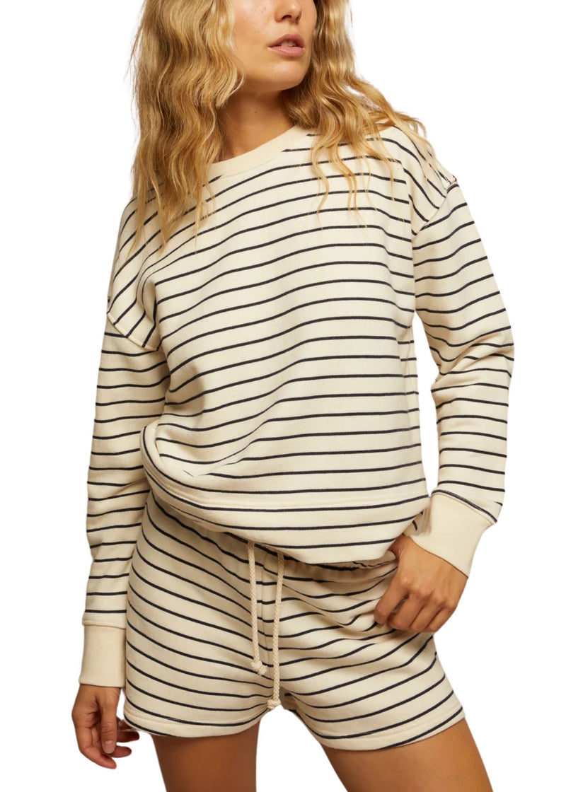 Tyler Stripe Pullover-Tee Shirts-Uniquities
