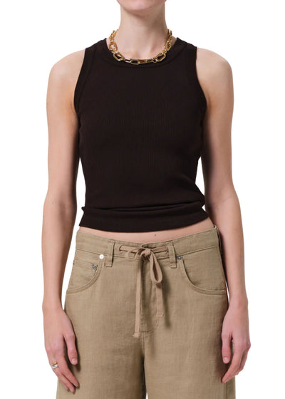 Isabel Rib Tank-Tee Shirts-Uniquities