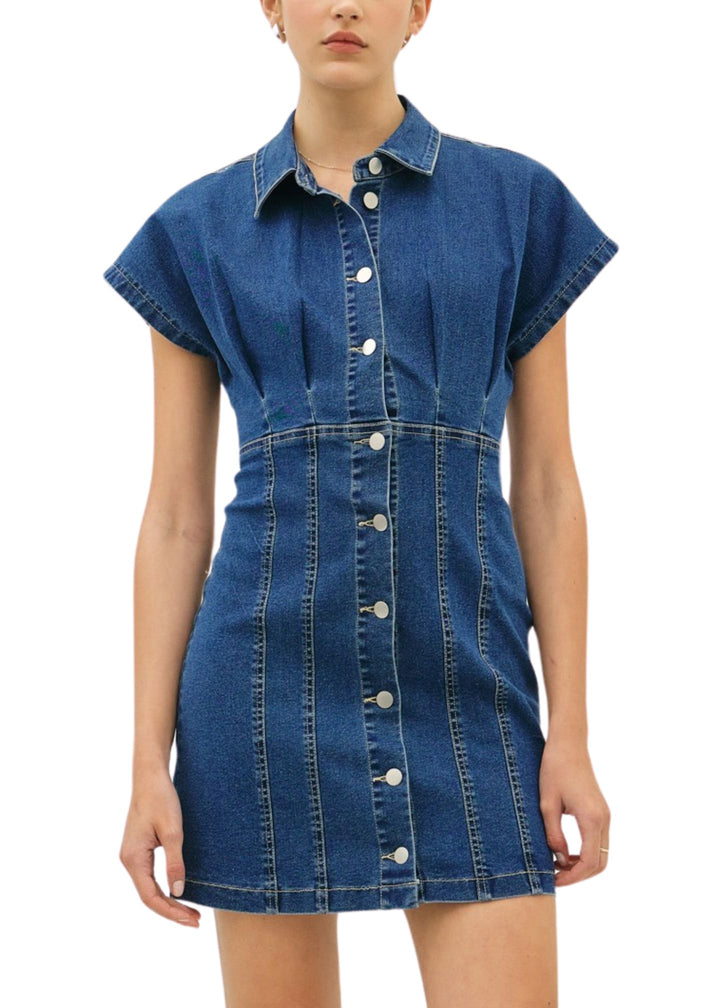 Emma Denim Dress – Uniquities Emma Denim Dress – Uniquities