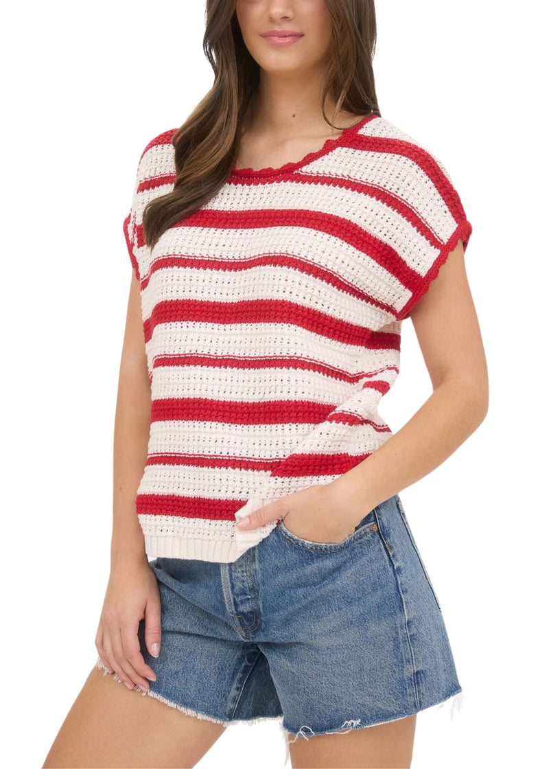 Ellie Crochet Top-Sweaters-Uniquities