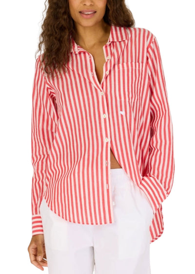 Mia Stripe Shirt-Tops/Blouses-Uniquities