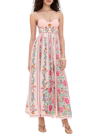 Delicate Forest Maxi Dress-Dresses-Uniquities