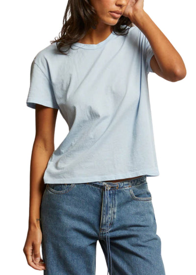 Hendrix Boxy V Neck Tee-Tee Shirts-Uniquities