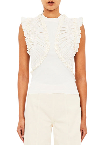 Val Sleeveless Ruffled Top-Tops/Blouses-Uniquities