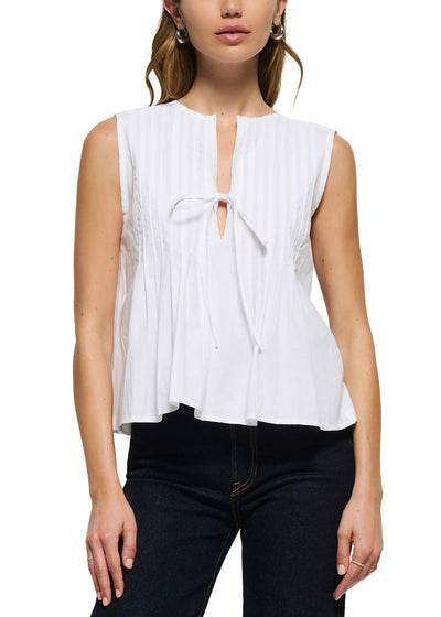 Ali Tie Front Top-Tops/Blouses-Uniquities