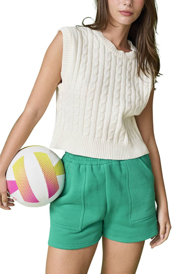 Zoe Knit Vest-Sweaters-Uniquities
