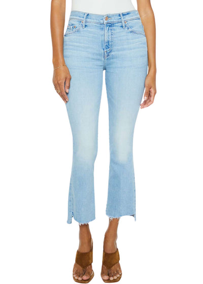 The Insider Crop Step Fray Jeans-Denim-Uniquities