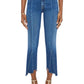 The Insider Crop Pointy Fray Jeans-Denim-Uniquities