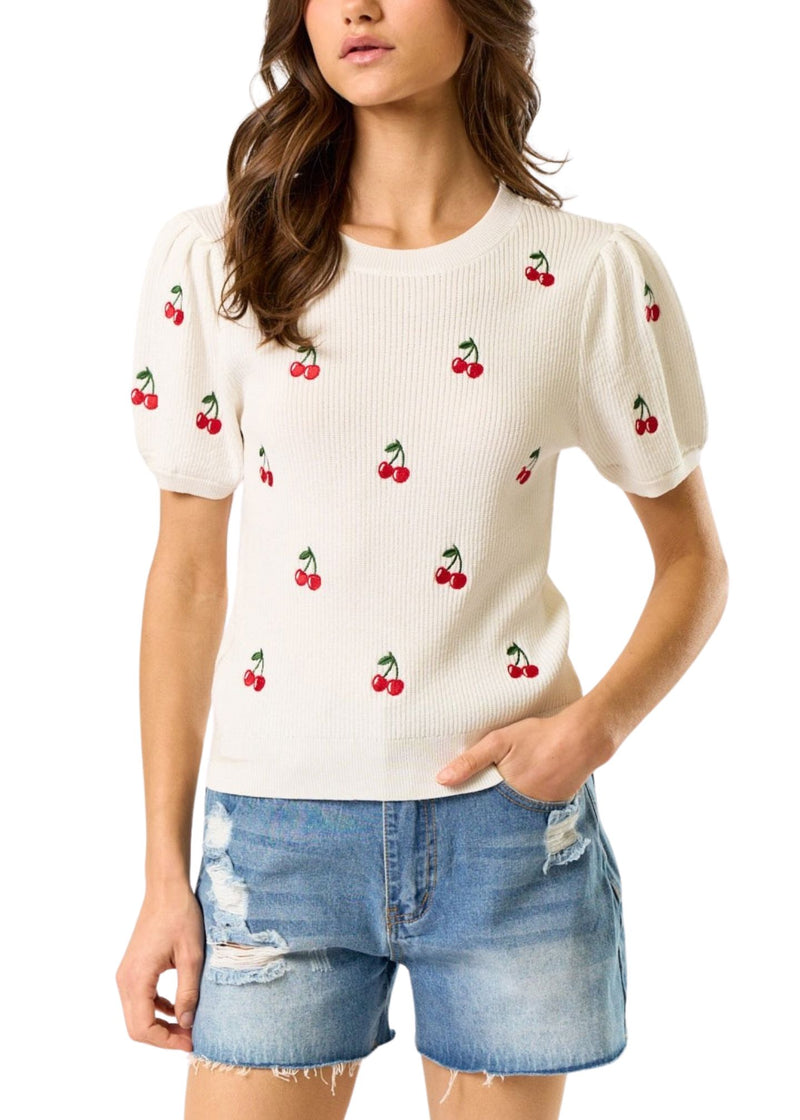 Billie Embroidered Sweater-Sweaters-Uniquities