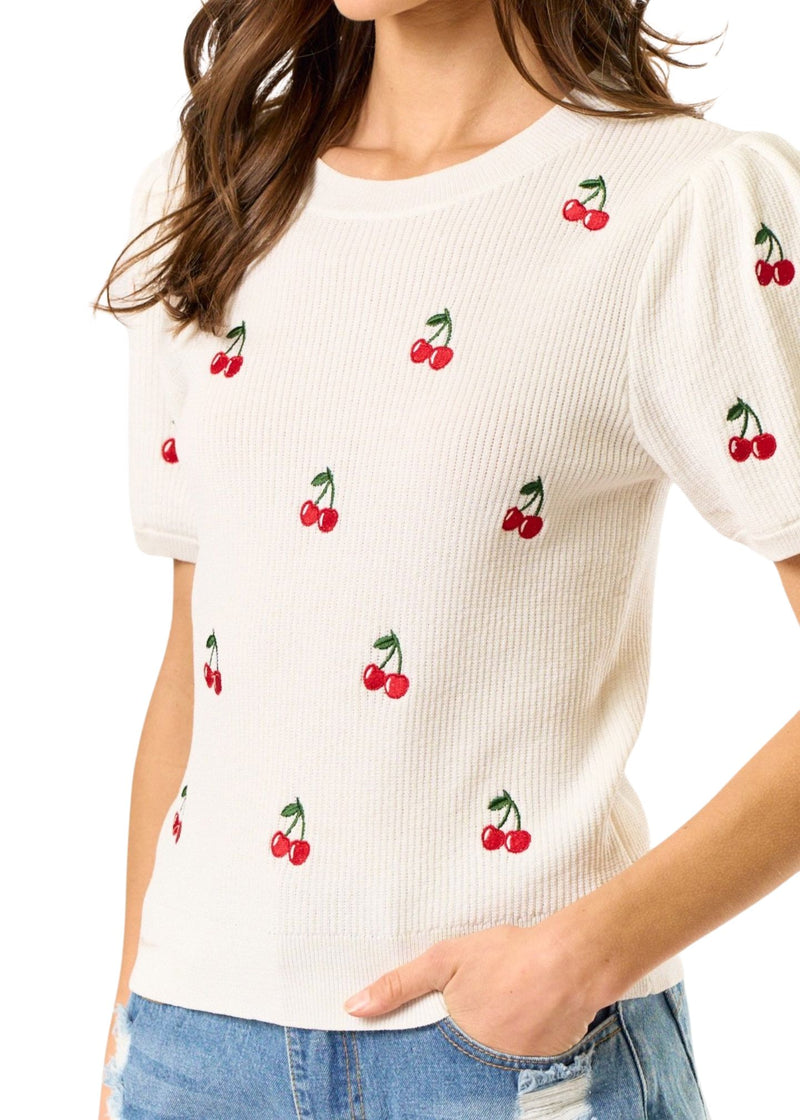 Billie Embroidered Sweater-Sweaters-Uniquities