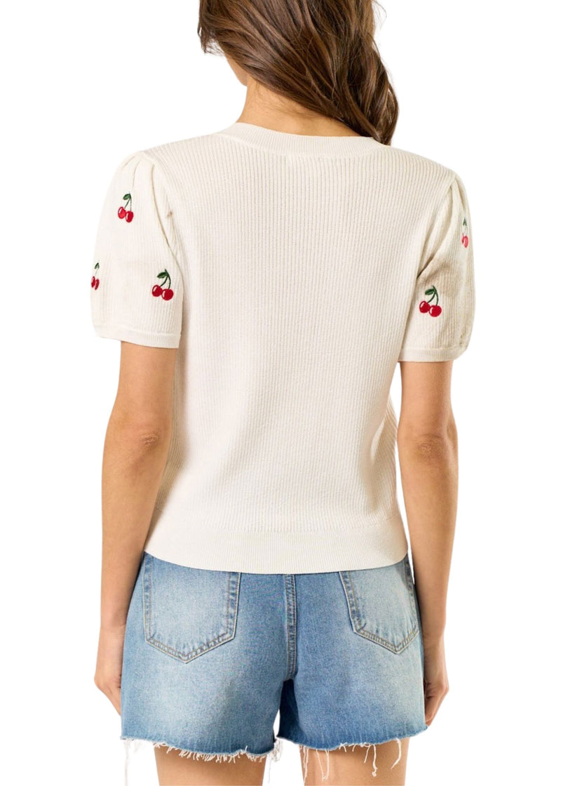 Billie Embroidered Sweater-Sweaters-Uniquities