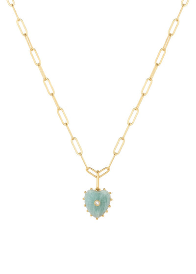 Isabel Amazonite Necklace-Jewelry-Uniquities