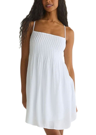 Flowy Pintuck Dress-Dresses-Uniquities