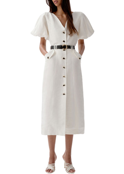 Skye Utility Midi Dress-Dresses-Uniquities