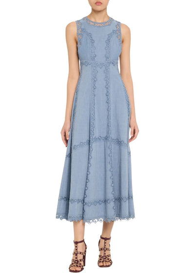 Anela Sleeveless Midi Dress-Dresses-Uniquities