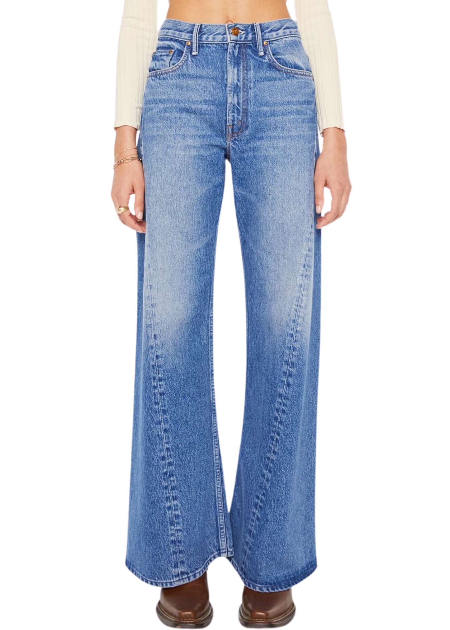 The Lemon Twist Sneak Jeans-Denim-Uniquities
