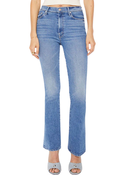 The High Waisted Weekender Skimp Jeans-Denim-Uniquities
