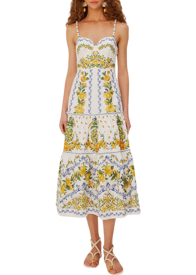 Sicily Midi Dress-Dresses-Uniquities