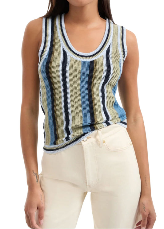 Neveah Knit Tank-Tops/Blouses-Uniquities