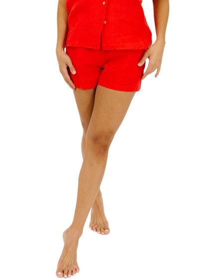 Krista Linen Short-Bottoms-Uniquities