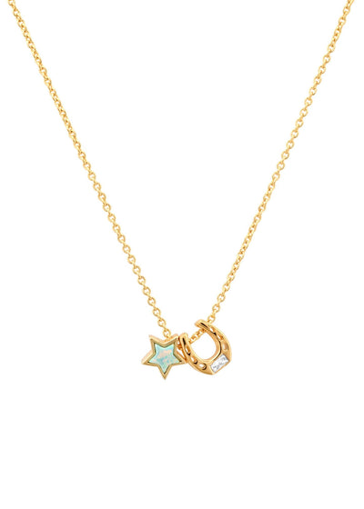 Star And Horseshoe Pendant Necklace-Jewelry-Uniquities