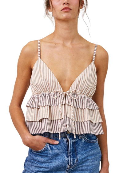 Naomi Ruffle Top Tops/Blouses Kendall Lane 
