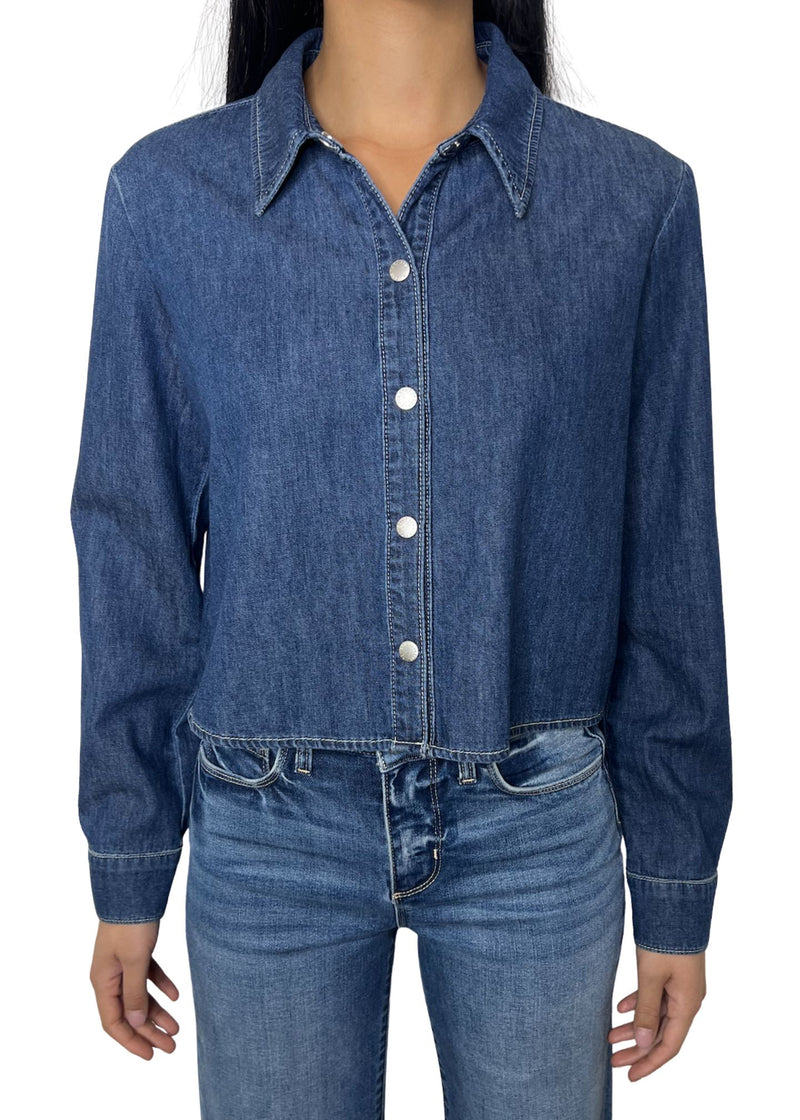 Annette Button Down Shirt-Tops/Blouses-Uniquities