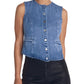 High Neck Fitted Vest-Tops/Blouses-Uniquities