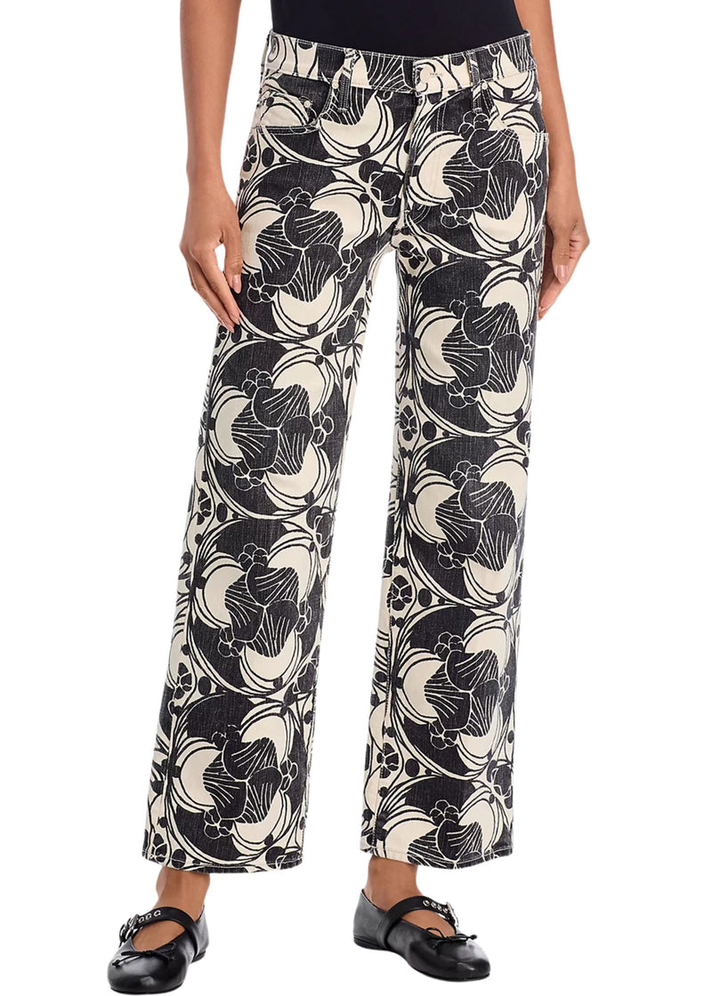 The Mid Rise Rambler Zip Ankle Jeans-Denim-Uniquities