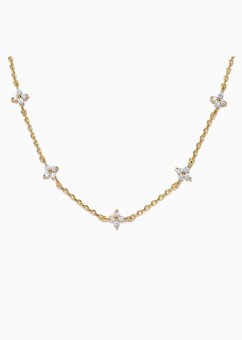 Shimmer Blossom Necklace-Jewelry-Uniquities