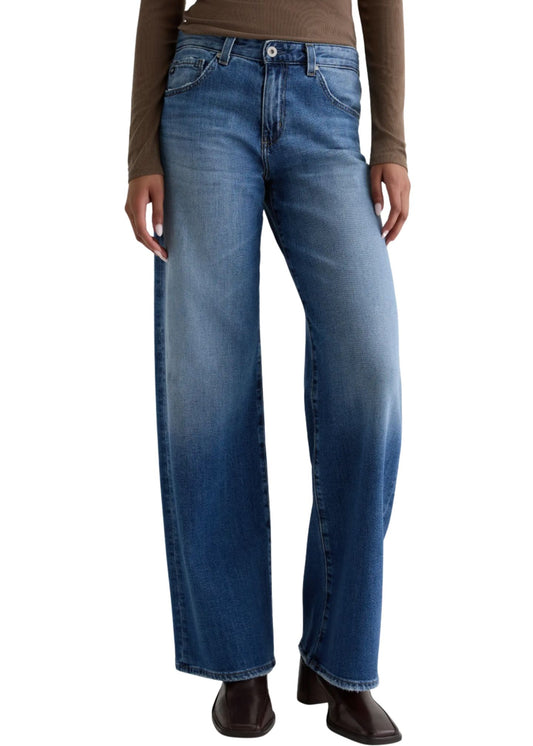 Adria Low-Rise Wide Leg Jeans in Headline-Denim-Uniquities