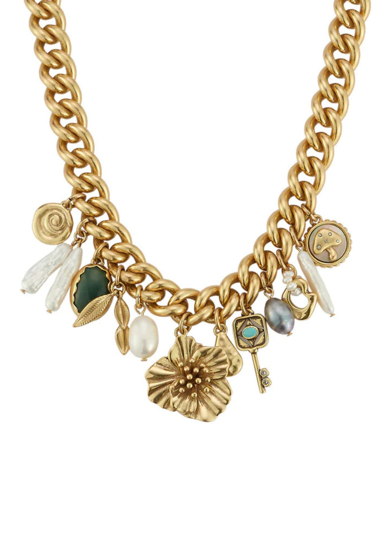 Gaia Charm Necklace-Jewelry-Uniquities