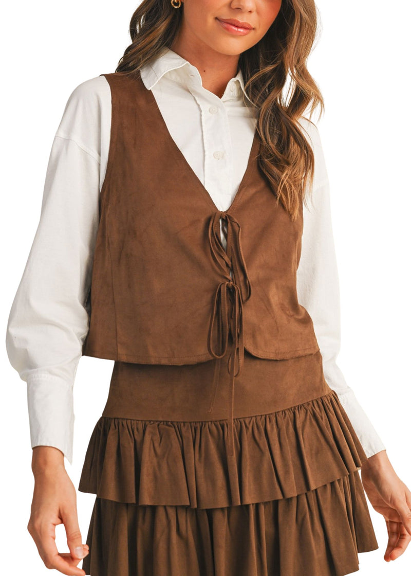 Kat Tie Top-Tops/Blouses-Uniquities