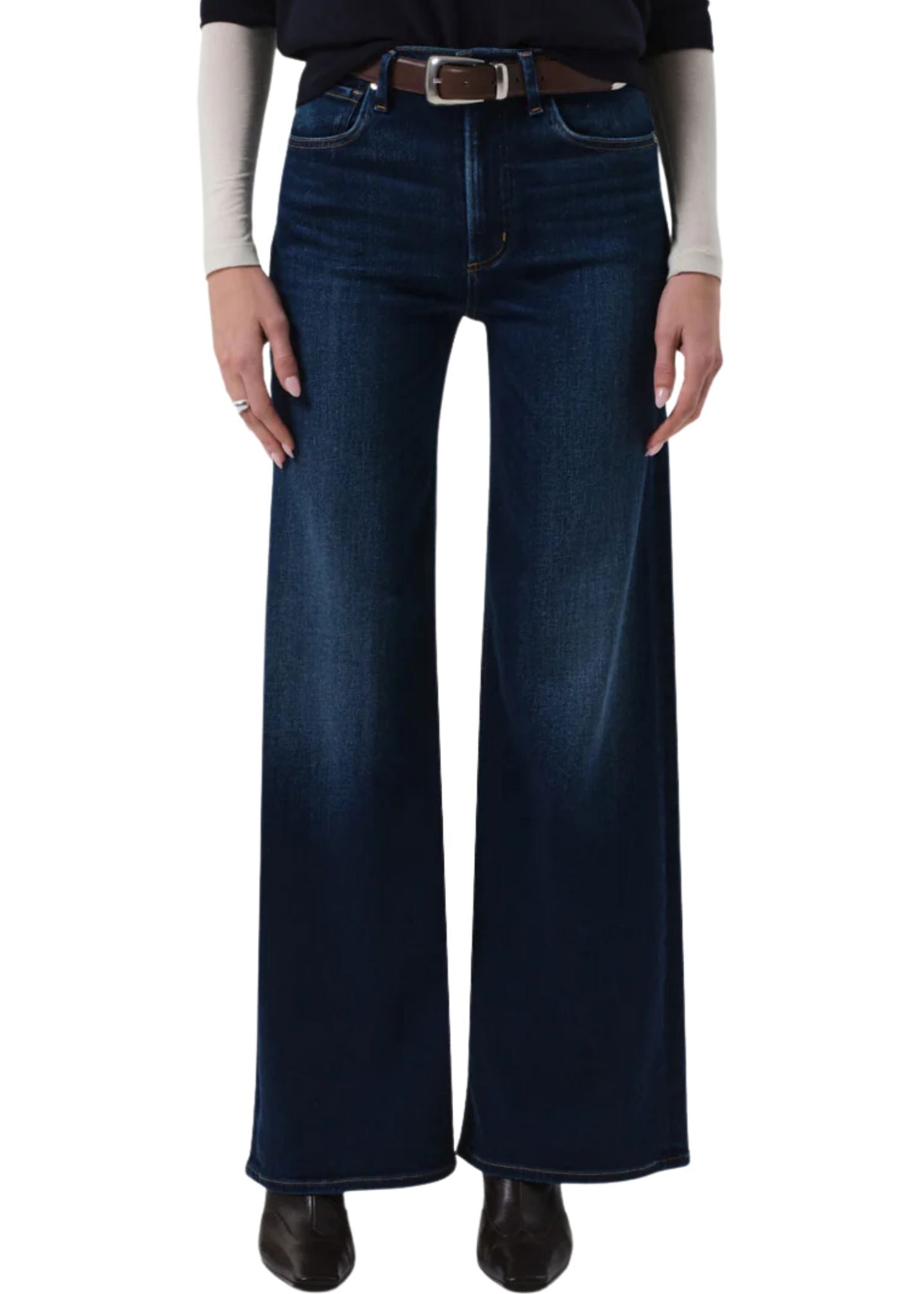 Lyra Long Wide Leg Jeans in Masha-Denim-Uniquities