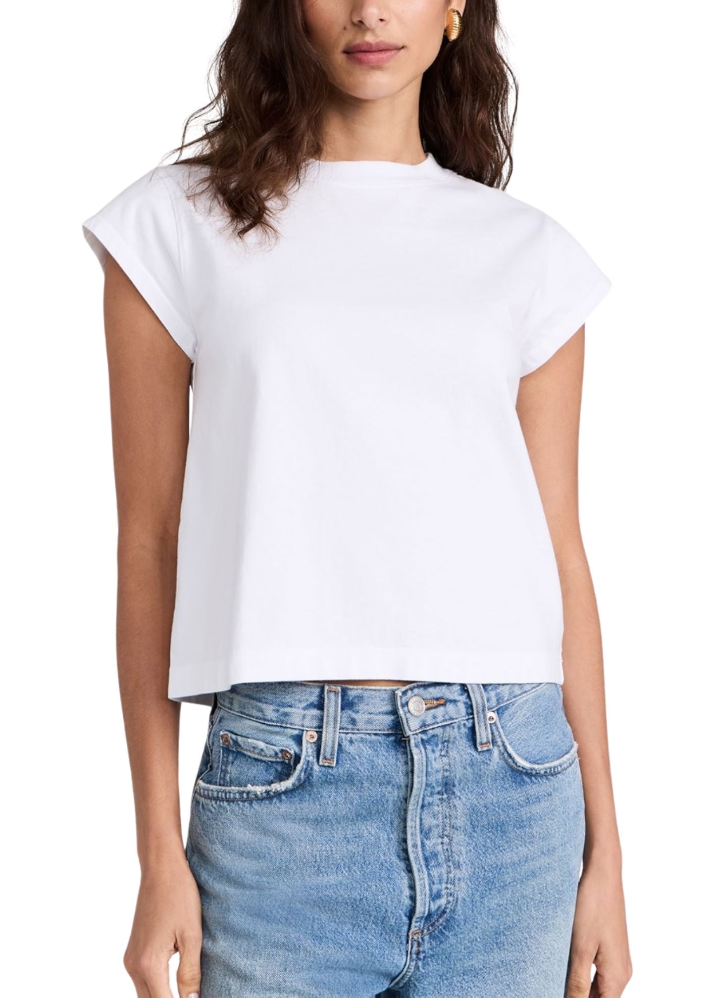 Bryce Cap Sleeve Tee-Tee Shirts-Uniquities